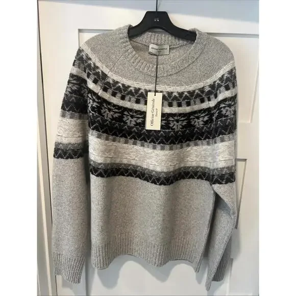 $789 officiate generale Manila Wool Sweater Size Large - Picture 10 of 14